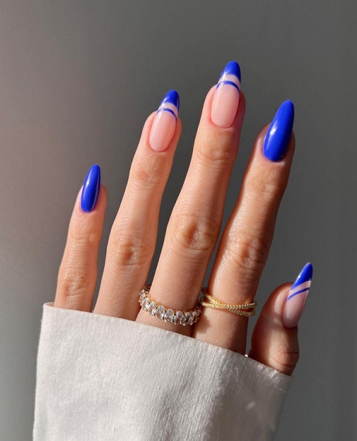 Blue Nail Design